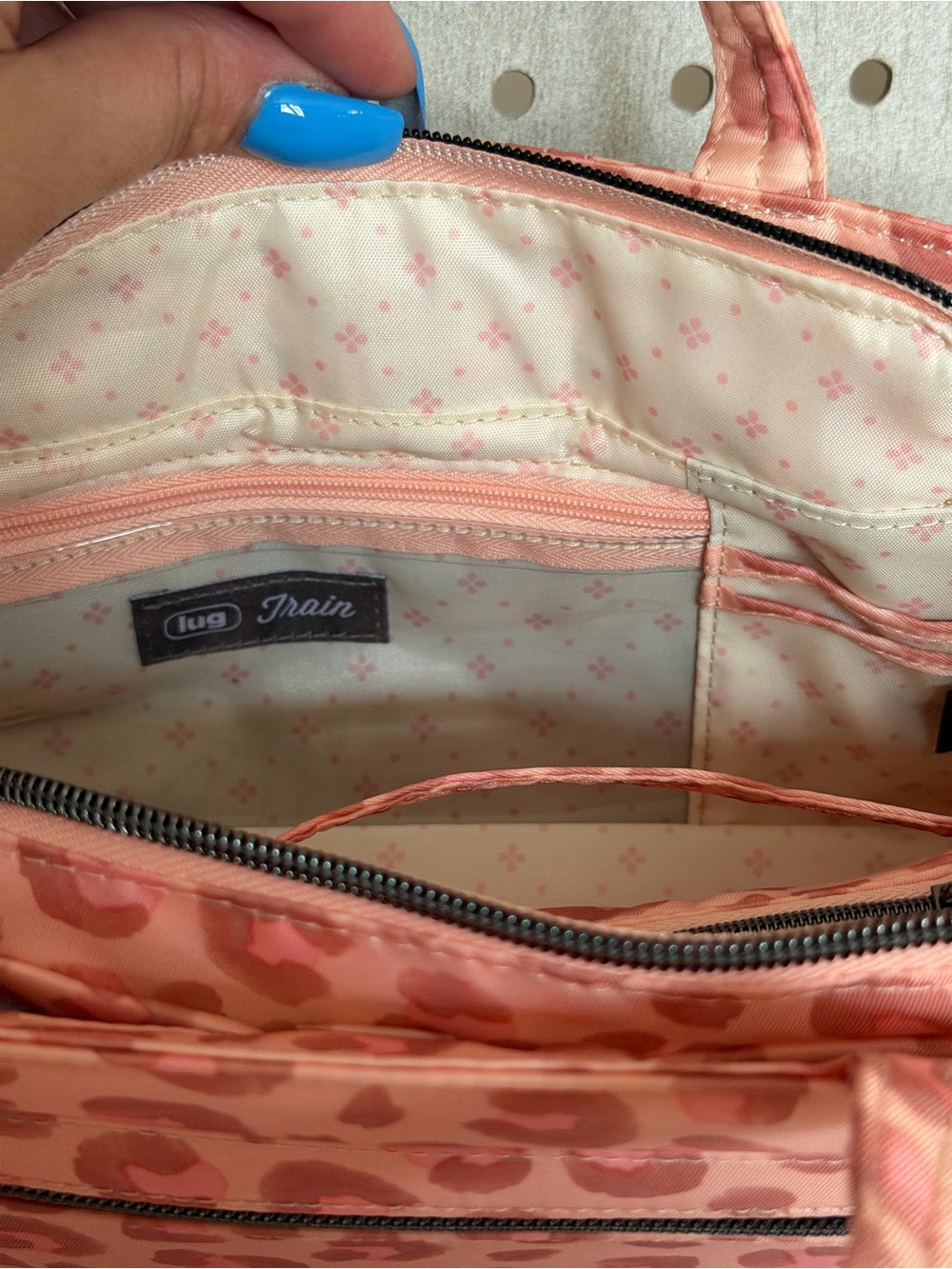 lug Pink Leopard Quilted Mini Tote - Picture 10 of 11